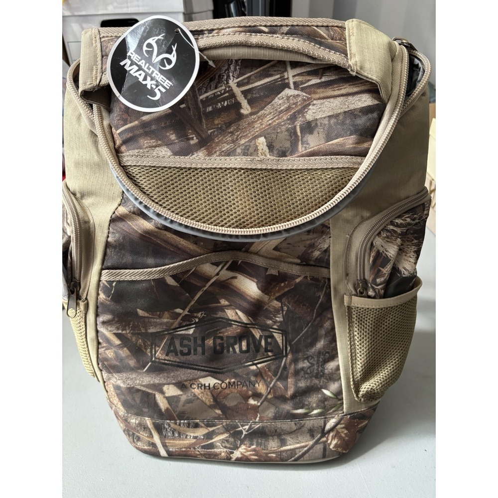 Ultimate Realtree MAX-5® Camo Backpack 20 Can Cooler for Hunting-Camping NEW NWT